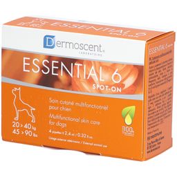 Dermoscent Essential 6 Spot-On - Soin cutané multifonctionnel pour chiens