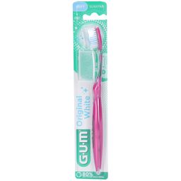 GUM® Original White Brosse à dent compacte souple