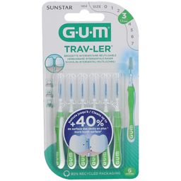 GUM® Trav-Ler 1,1 mm vert sapin