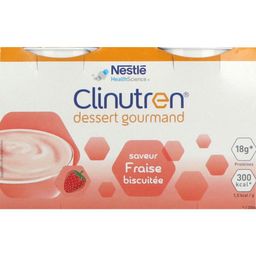 Clinutren Dessert Gourmand Fraise Biscuitée complément nutritionnel