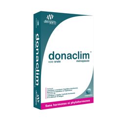 Dergam Donaclim Ménopause sans hormones avec oméga 3, safran et vitamines