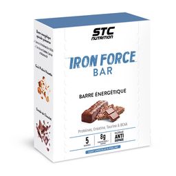 STC NUTRITION Iron Force Barre Energétique Goût Chocolat & Praliné