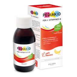 Pediakid Fer + Vitamines B sirop goût banane