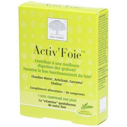 NEW NORDIC Activ'Foie - Comprimé, complément alimentaire à visée hépatique