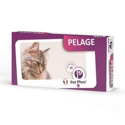 PET PHOS PELAGE CHAT - Pelage sec, terne et abîmé - Chute abondante des poils - Période de mue - Préparation aux concours et expositions.