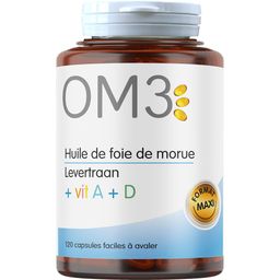 OM3 Huile de Foie de Morue Vit A+D, Capsule