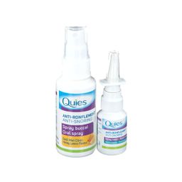 Quies® Bi-pack Anti-ronflement