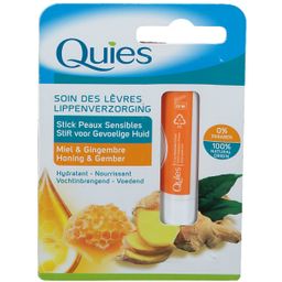 Quies® Stick Lèvres Peau Sensible Miel & Gingembre