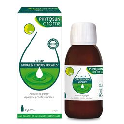 Phytosun Arôms Sirop Gorge et Cordes Vocales 150ml
