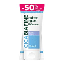 Cicabiafine Crème Pieds Anti-Fendillements 2x100ml