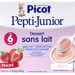 Picot Pepti Junior Dessert Sans Lait – Crème dessert fraise dès 6 mois