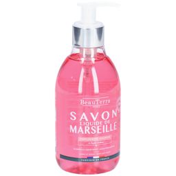 BeauTerra Savon Liquide de Marseille - Rose à l'Ancienne