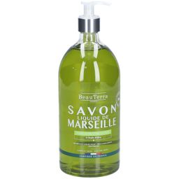 BeauTerra Savon Liquide de Marseille - Menthe Citron 1L