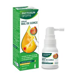 PHYTOSUN AROMS - Spray Mal De Gorge - Aux Huiles Essentielles - 20 ml