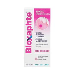 Bloxaphte Bain De Bouche Soulage Rapidement La Douleur Et Favorise La Cicatrisation - Aphtes - Lésions Buccales 100 mL