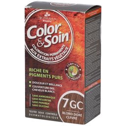 Les 3 Chênes Color & Soin Coloration 7GC blond doré cuivré