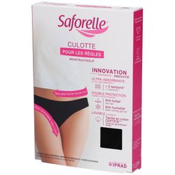 Saforelle® Culotte Ultra Absorbante Noire Taille 34/36