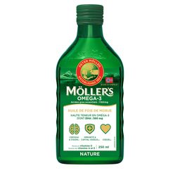 Möller’s - Oméga-3 Huile de foie de morue sans arome
