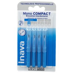 Inava Mono COMPACT Brossettes interdentaires ISO 1 Taille 0,8 mm