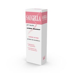 Saugella - Crème Douceur - Crème hydratante Intime pour les femmes - Apaise les démangeaisons et les sensations de brûlures - Maintient une flore intime hydratée et équilibrée - Tube 30 ml