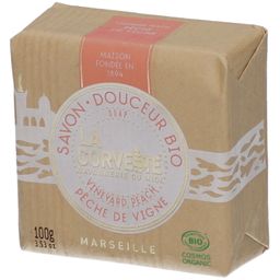 LA CORVETTE Savon douceur bio Pêche de Vigne