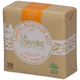 LA CORVETTE Savon douceur bio Huile d'Argan