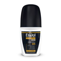 ETIAXIL - Déodorant Anti-transpirant - HOMME - Transpiration Modérée - Aisselles - Contrôle 48h - Roll-on - 50 ml