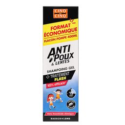 CINQ SUR CINQ Shampoing Gel Anti-Poux & Lentes  FORMAT ECO
