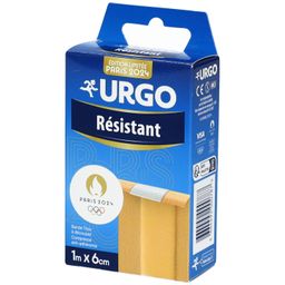 URGO RÉSISTANT - Pansement bande à découper, support tissu élastique. 1 m x 6 cm - unité