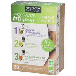 Nat & Form Ampoules Programme minceur Bio