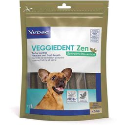 VIRBAC Veggiedent Zen - Petit chien - Lamelle à mâcher végétale pour l'hygiène buccodentaire