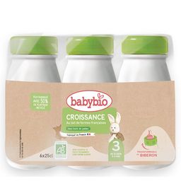 BABYBIO Lait de croissance pour nourisson 3 De 10 mois à 3 ans