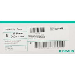 FLEXIMA KEY SUPPORT - Support porte-poche convexe, à découper. diamètre 60 mm (ref. 62063F