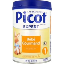 Picot Expert Bébé Gourmand 1, Lait pour nourrisson 1er âge, bt 800 g