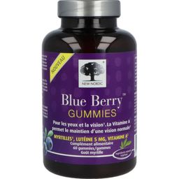 New Nordic Blue Berry Gummies complément pour les yeux