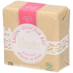LA CORVETTE Savon douceur bio Pétales de Rose