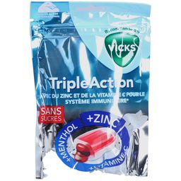 VICKS Triple Action Menthol + Zinc + Vitamine C