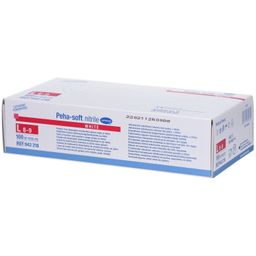Hartmann Peha-soft® nitrile white Gants d'examen non stériles non poudré Taille L 8 - 9
