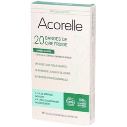 Acorelle Bandes de cire Froide corps