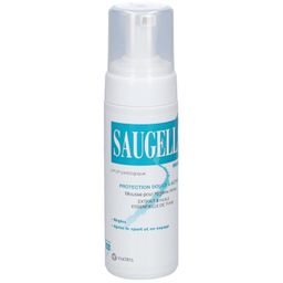 Saugella - Mousse Antiseptique - Soin lavant pour rétablir l’équilibre de la zone intime - à base d'extrait de thym - Apaise les irritations et les démangeaisons intimes - Flacon pompe 150 ml