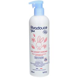 Rivadouce Gel lavant surgras sans parfum certifié bio - Flacon pompe 500ml