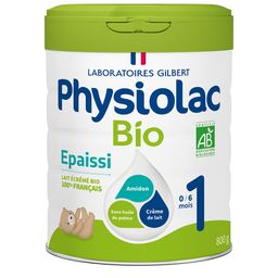 Physiolac Bio 1 Lait pour nourrisson Formule Épaissie