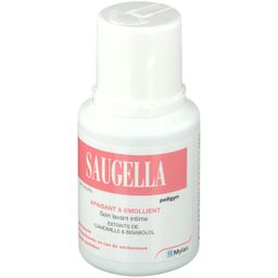 Saugella - Poligyn - Apaisant & Emollient Soin lavant intime - Femmes pendant et après la ménopause - Flacon 100 ml
