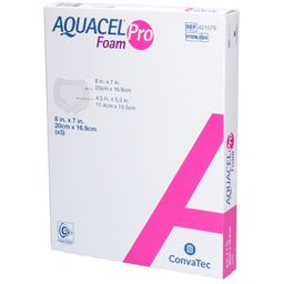 AQUACEL FOAM Pro Petit Sacrum - Pansement hydrocellulaire adhésif siliconé 20 x 16,9 cm