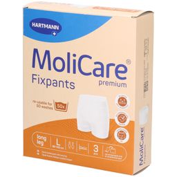 MOLICARE PREMIUM FIXPANTS LONG LEG - Slip filet fin et extensible pour le maintien de prot