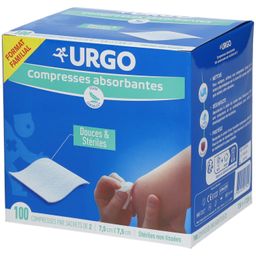 URGO Compresses Absorbantes Douces & Stériles NT 7,5 x 7,5 cm
