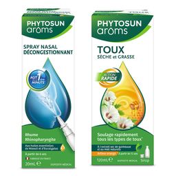 PhytoSun Arôms Spray Nasal + Sirop Toux sèche et grasses