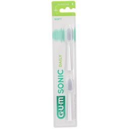 GUM® SONIC DAILY Brossette de rechange Blanc