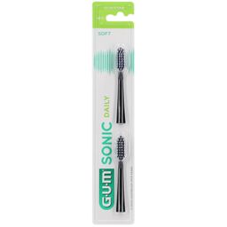 GUM® SONIC DAILY Brossette de rechange Noir