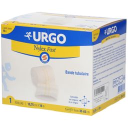 URGO Nylex Fast Bande tubulaire liseré jaune 10,75 cm x 10 m